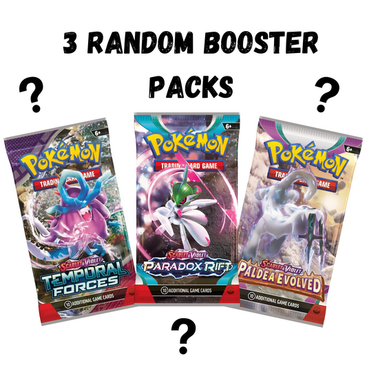 3 Random Booster Packs