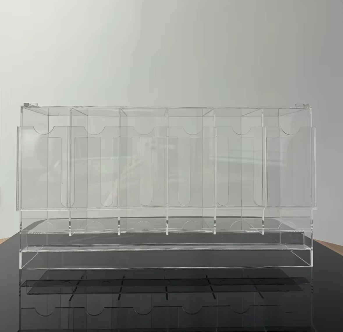 6 Slot Acrylic Booster Pack Dispenser