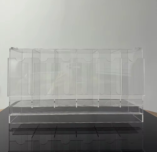 6 Slot Acrylic Booster Pack Dispenser